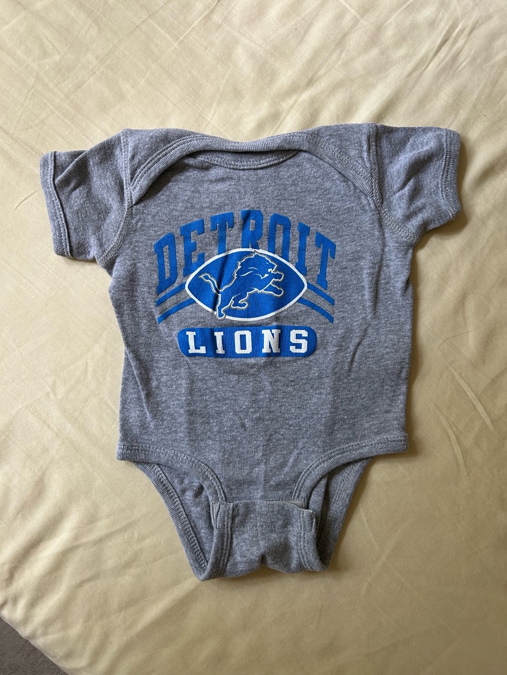 Detroit Lions football NFL onesie bodysuit